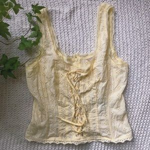 Cottage Core Lace Top